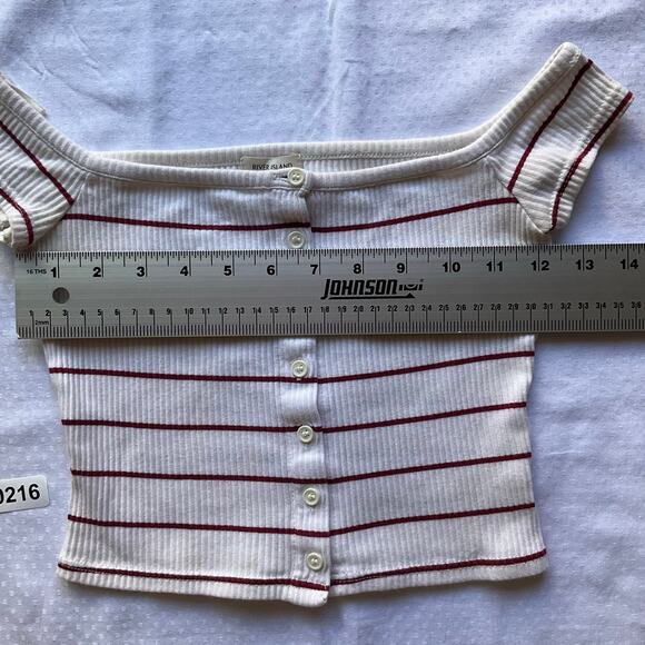 River Island Women Summer Tank Top, white, size 6 - Picture 2 of 6